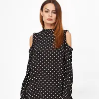 Padu padan busana dengan motif polkadot. (sumber foto: ashleynstyleblog.com/pinterest)