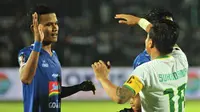 Ikhfanul Alam saat masih berseragam Arema FC. (Bola.com/Iwan Setiawan)