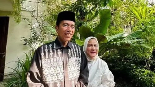 Jokowi-Iriana Ucapkan Selamat Idul Fitri 1445 H