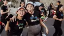 Sedang hamil anak kedua, Andien mengikuti acara lari 10 km untuk wanita. Hal itu ia lakukan untuk memperingati Hari Perempuan Internasional. Andien turut berlari bersama 1000 wanita yang mengikuti aksi memperingati International Woman's Day. (Liputan6.com/IG/@andienaisyah)