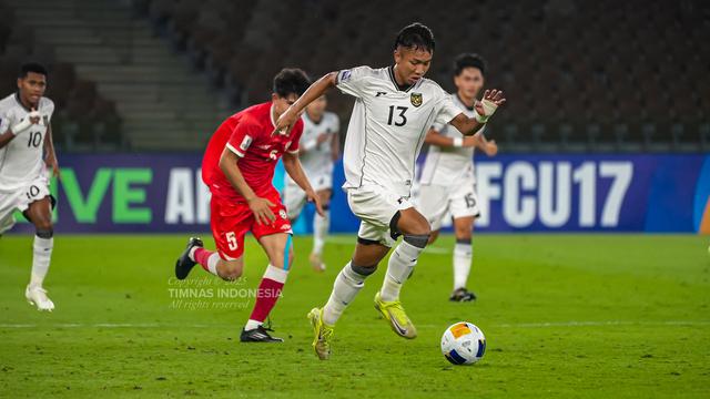 Aldyansyah Taher - Timnas Afganistan U-17 Vs Timnas Indonesia U-17 di Piala Asia U-17 2025