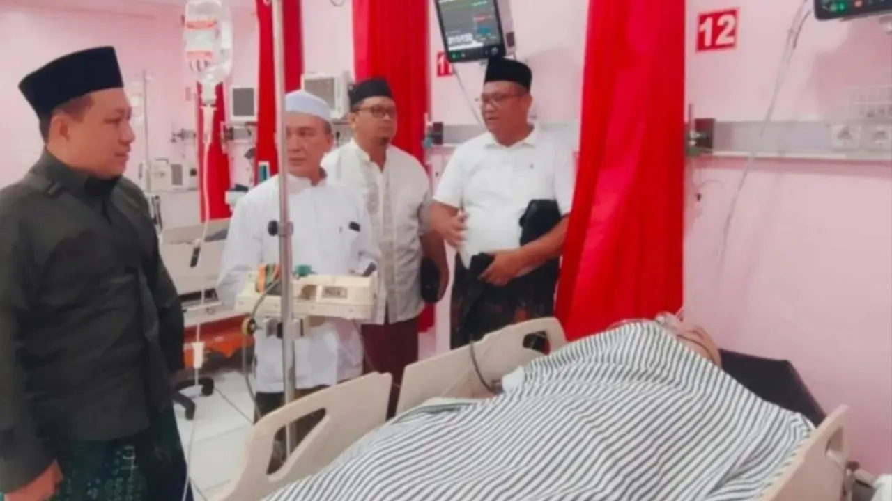Gus Rijal saat mendapat perawatan di RSUD Jombang, Jawa Timur.