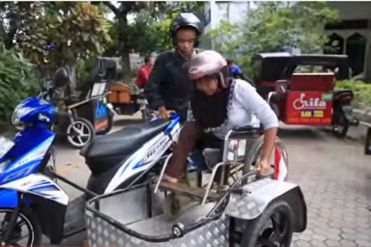 Ojek Difabel Pertama di Dunia Ada di Yogyakarta