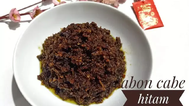 Resep abon cabe hitam. (dok. Cookpad @cook_helen)