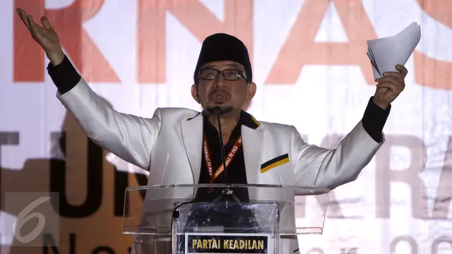 20151104- Mukernas IV PKS-Depok- Salim Segaf Al Jufri - Helmi Afandi