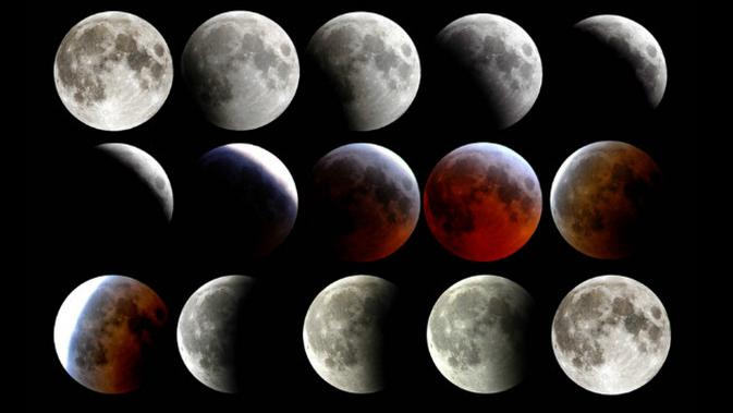Ilustasi gerhana Bulan, (Sumber Pixabay/skeeze)