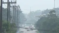 Kabut asap di Trang, Thailand. (Methee Muangkaew)