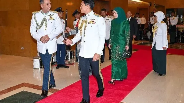 Anisha Rosnah Tenteng Tas Hermes Langka Saat Hadiri Perayaan Ulang Tahun Putra Mahkota Brunei