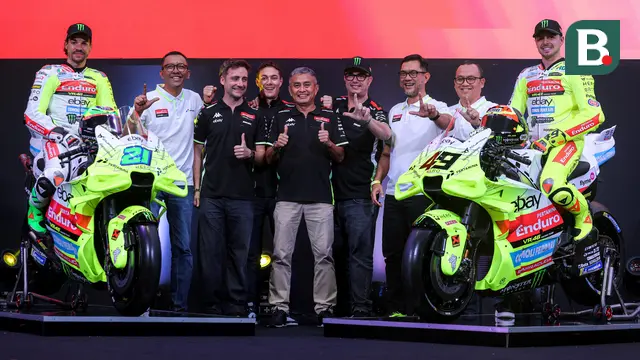 Foto: Detail Menakjubkan Livery Motor Pertamina Enduro VR46 untuk MotoGP2025