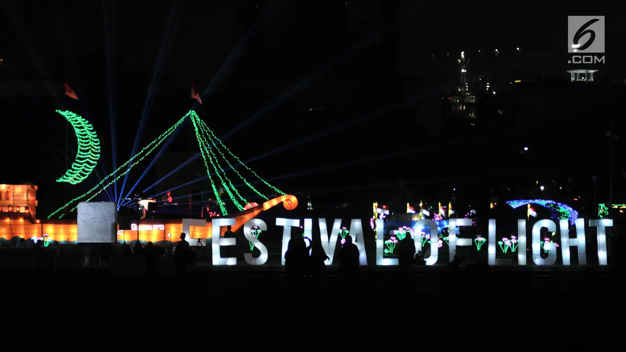 Gemerlap Festival of Light Monas Sambut HUT ke-74 RI