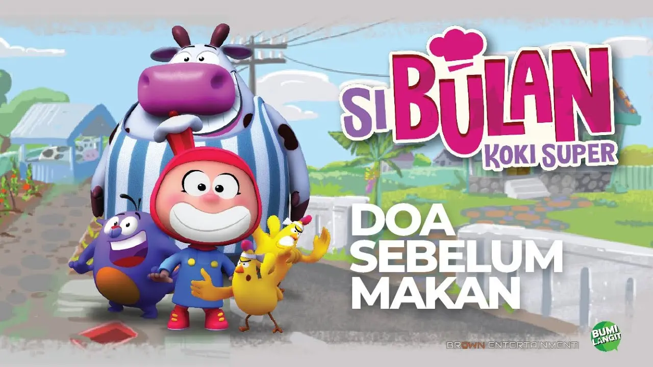Serial Animasi Si Bulan Koki Super