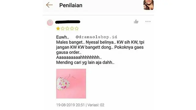 5 Ulasan Pembeli Kasih Bintang 1 Ini Bikin Geregetan