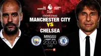 Manchester City vs Chelsea (Liputan6.com/Abdillah)