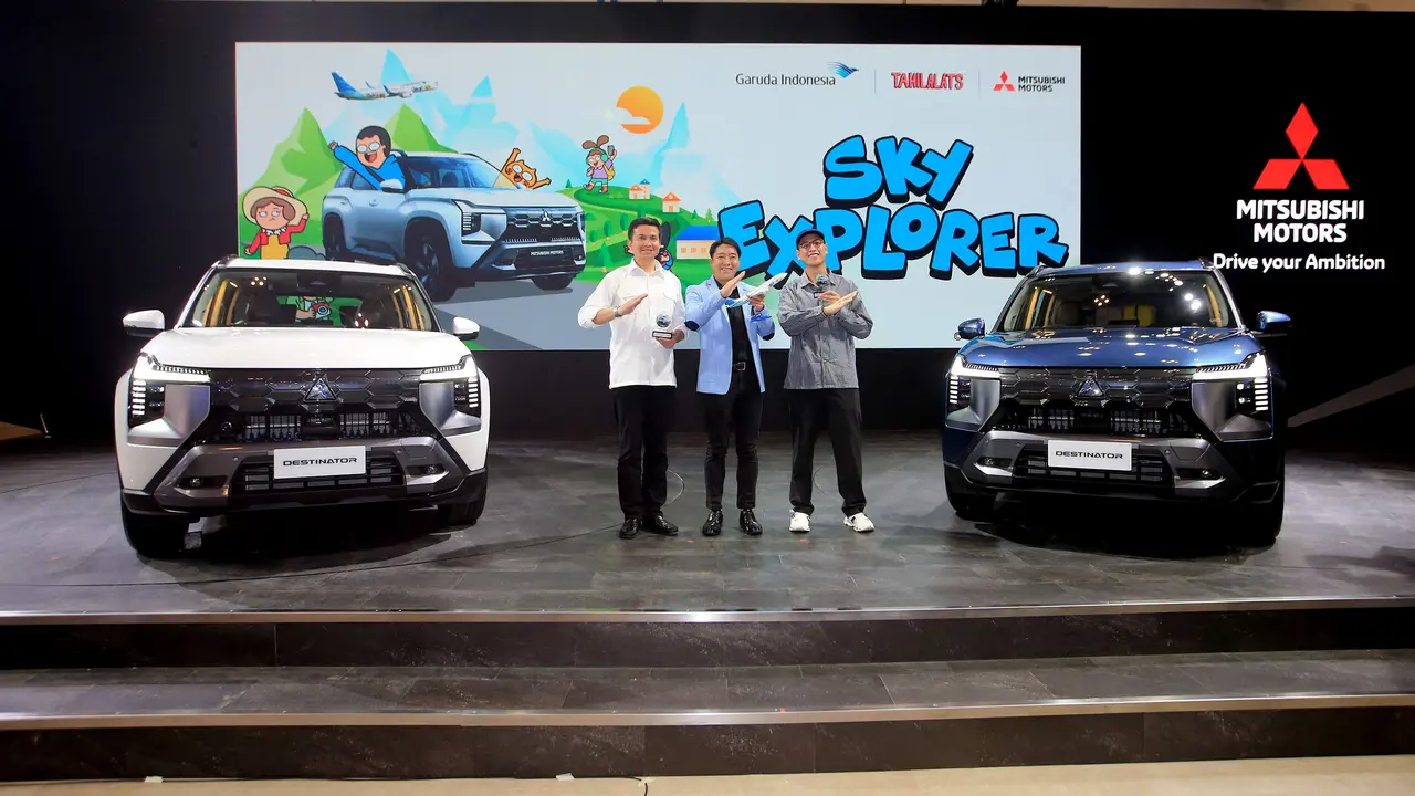 Mitsubishi Motors Indonesia dalam kampanye “Sky Explorer” di GIIAS 2025 di ICE BSD (Mitsubishi)