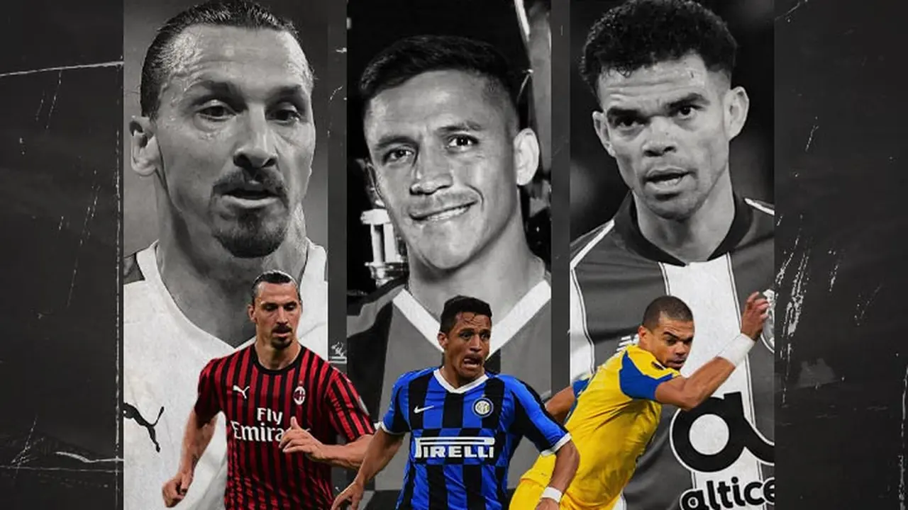 Ilustrasi Pemain - Zlatan Ibrahimovic, Alexis Sanchez, Pepe