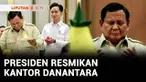 Presiden Prabowo Subianto, Senin sore meresmikan Wisma Danantara Indonesia sebagai kantor pusat lembaga tersebut. Dalam peresmian kantor baru Danantara, Presiden potong tumpeng bersama Wakil Presiden, Gibran Rakabuming.