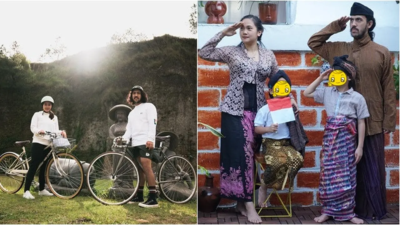6 Potret Harmonis Randy Nidji dan Istri, Kompak Bareng Dua Anak