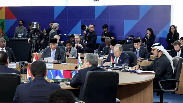 Presiden Prabowo Subianto menghadiri KTT BRICS 2025 yang digelar di Rio de Janeiro, Brasil, Minggu, 6 Juli 2025
