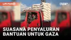 Penyaluran Bantuan Gandum dan Tepung Untuk Gaza