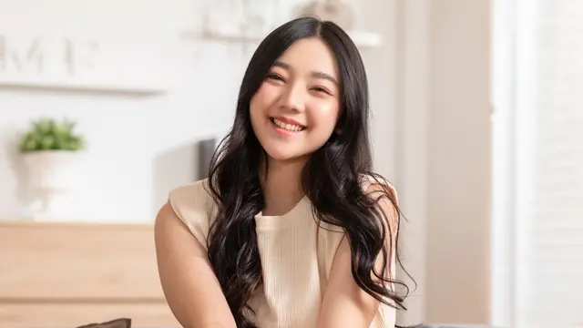 bahagia cantik santai