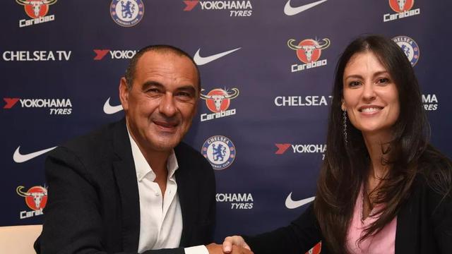 Manajer anyar Chelsea, Maurizio Sarri.
