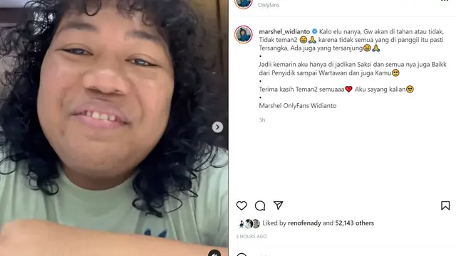 Marshel Widianto (Foto: Instagram/@marshel_widianto)