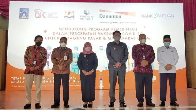 Seremoni pembukaan kegiatan vaksinasi di wilayah Sleman