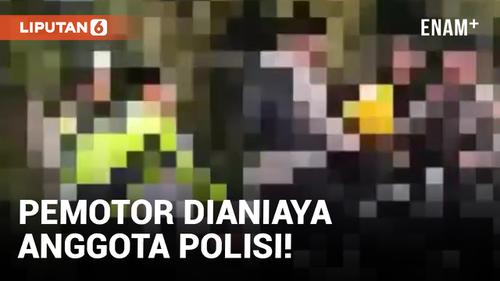 VIDEO: Viral! Polisi Aniaya Pemotor di Mateng saat Razia