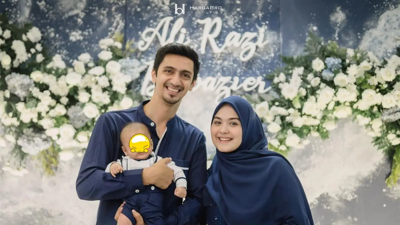 6 Momen Akikah Anak Vebby Palwinta dan Razi Bawazier, Berlangsung Khidmat