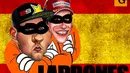 Karikatur Lorenzo dan Marquez yang digambarkan seperti pencuri (Istimewa)