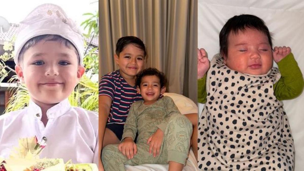 5 Potret El, Don, dan Hagia Anak Jessica Iskandar yang Banjir Visual dan Menggemaskan Abis