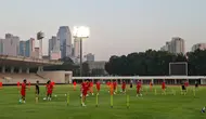 Suasana latihan Timnas Indonesia di Stadion Madya GBK, Jakarta, Minggu (7/6/2026). (Bola.com/Hery Kurniawan)