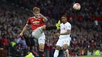 Luke Shaw. OLI SCARFF / AFP