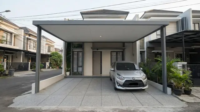 Model Carport untuk Rumah Lebar 5 Meter