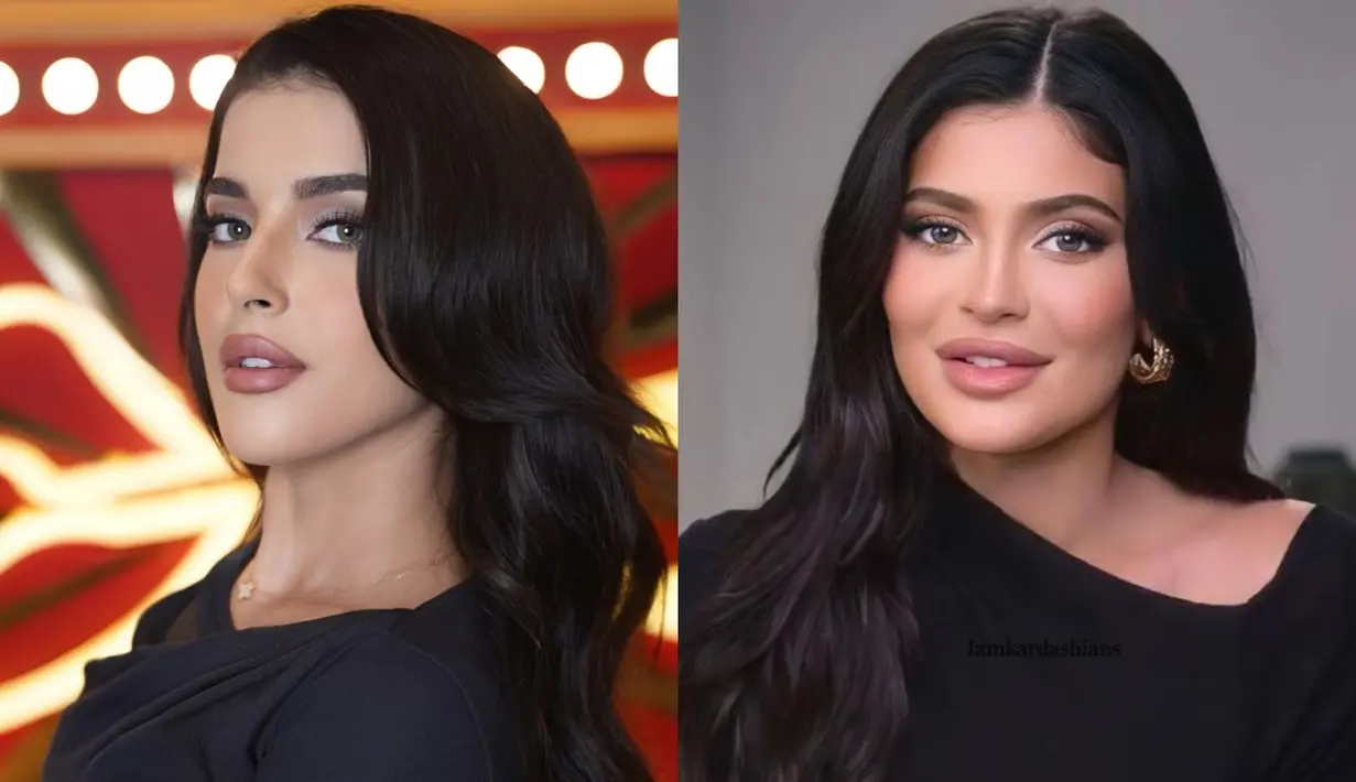 Kardashian look sendiri terkenal dengan tampilan flawless yang flashproof. Sehingga tak terlihat ashy maupun white cast saat terpantul flash kamera wartawan [@tasyafarasya]