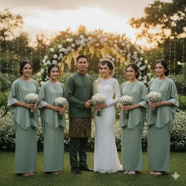 Baju Bridesmaid ala Malaysia