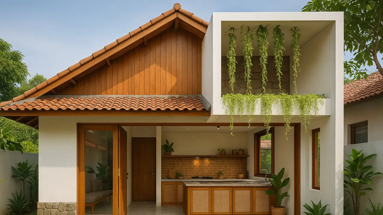 Model Rumah Kecil Sederhana dengan Void Dapur (Foto: ChatGPT)