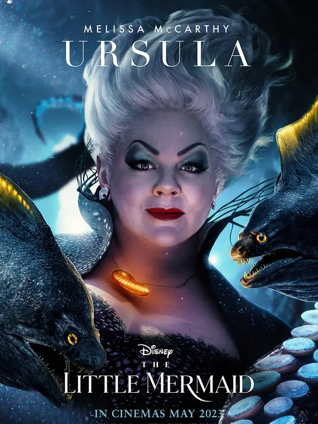 Tokoh Ursula dalam film live-action "The Little Mermaid". (Foto: Disney Indonesia)