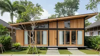 7 Gambar Rumah Minimalis Atap Sandar Modern, Inspirasi Desain Hunian Kontemporer