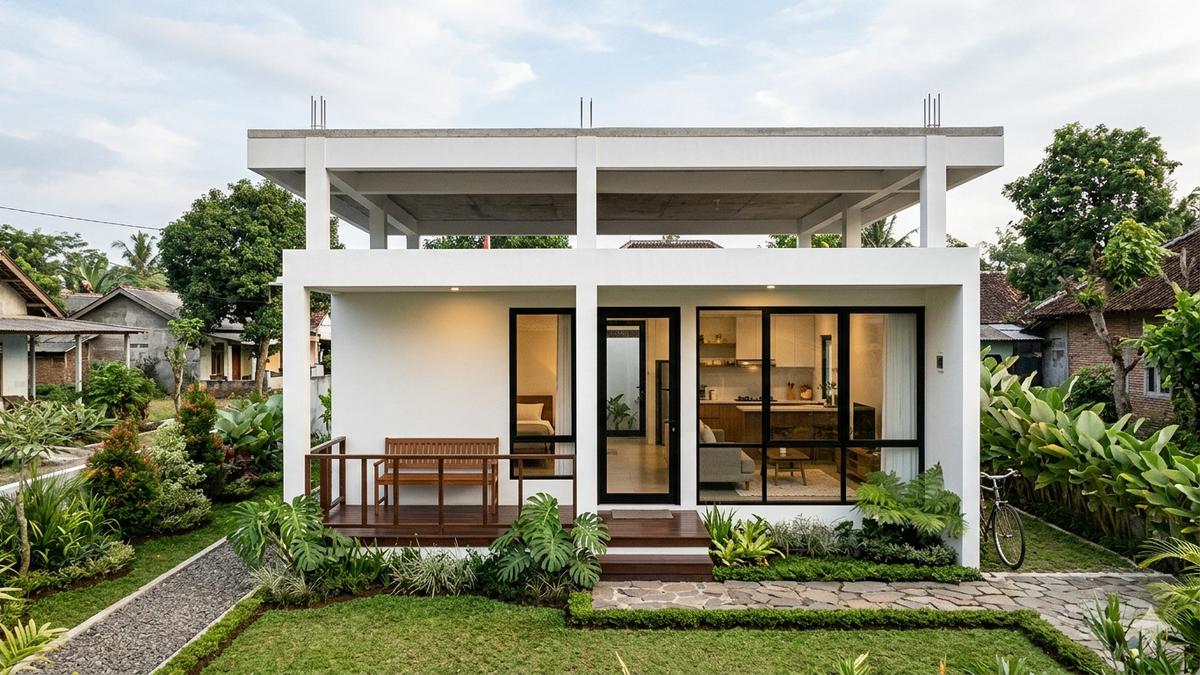 6 Contoh Rumah Tumbuh 1 Lantai di Desa: Desain Estetik, Fungsional, dan Hemat Anggaran