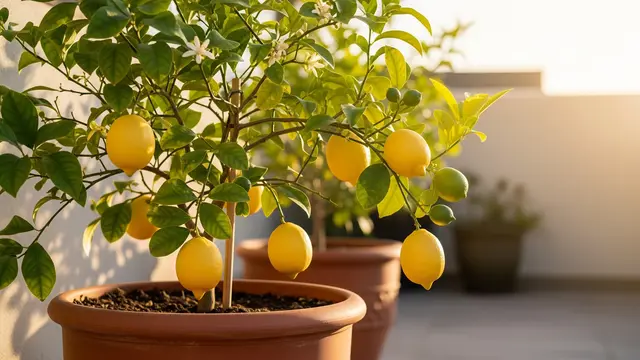 Cara Merangsang Lemon dalam Pot Biar Rajin Berbuah/Gemini AI