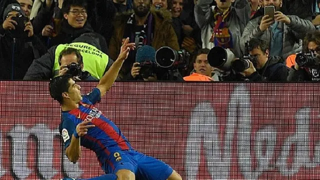Luis Suarez (Barcelona Vs Atletico Madrid)