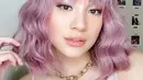 Tak hanya warna netral, mantan penyanyi girlband Princess ini sempat mengganti warna rambutnya dengan warna yang nyentrik yaitu ungu. (Liputan6.com/IG/@pattdevdex)