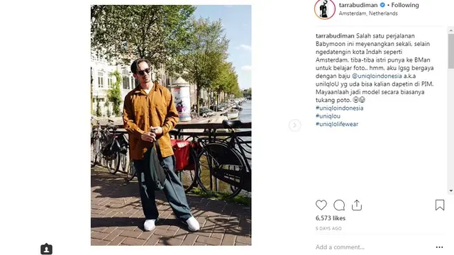 Tarra Budiman (Foto: Instagram)