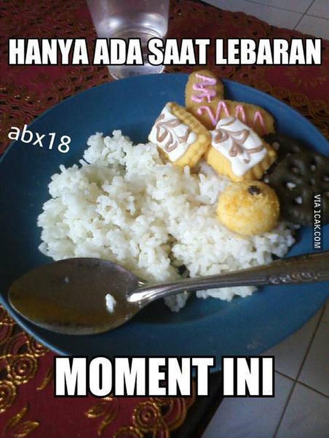 7 Potret Menu Makan Nasi dengan Lauk Tak Biasa Ini Bikin Tepuk Jidat