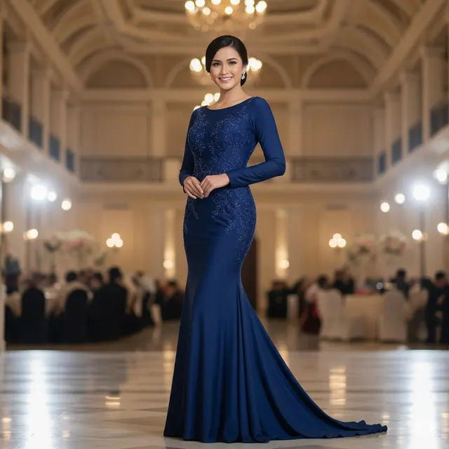 Baju Kondangan di Gedung Pernikahan. Foto: Gemini