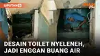 Bagi sebagian orang, bentuk toilet yang nyaman begitu penting. Namun apa jadinya bila bentuk toilet justru buat pengguna merasa risih? Sebuah video dari akun TikTok @uzumaki_gondrong disaksikan 3,5 juta kali. Memperlihatkan bentuk toilet yang tidak w...