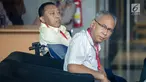Dokter Rumah Sakit (RS) Medika Permata Hijau, Bimanesh Sutarjo, memenuhi panggilan di Gedung KPK, Jumat (12/1). Bimanesh menjadi tersangka dalam kasus dugaan tindak pidana mencegah dan merintangi penyidikan Setya Novanto. (Liputan6.com/Faizal Fanani)