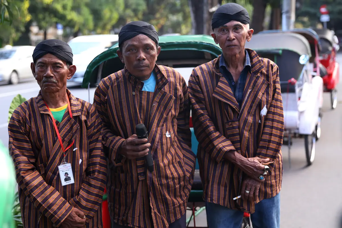 Para tukang becak