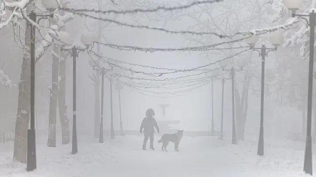 Suhu Ekstrem di Desa Yakutsk, Rusia